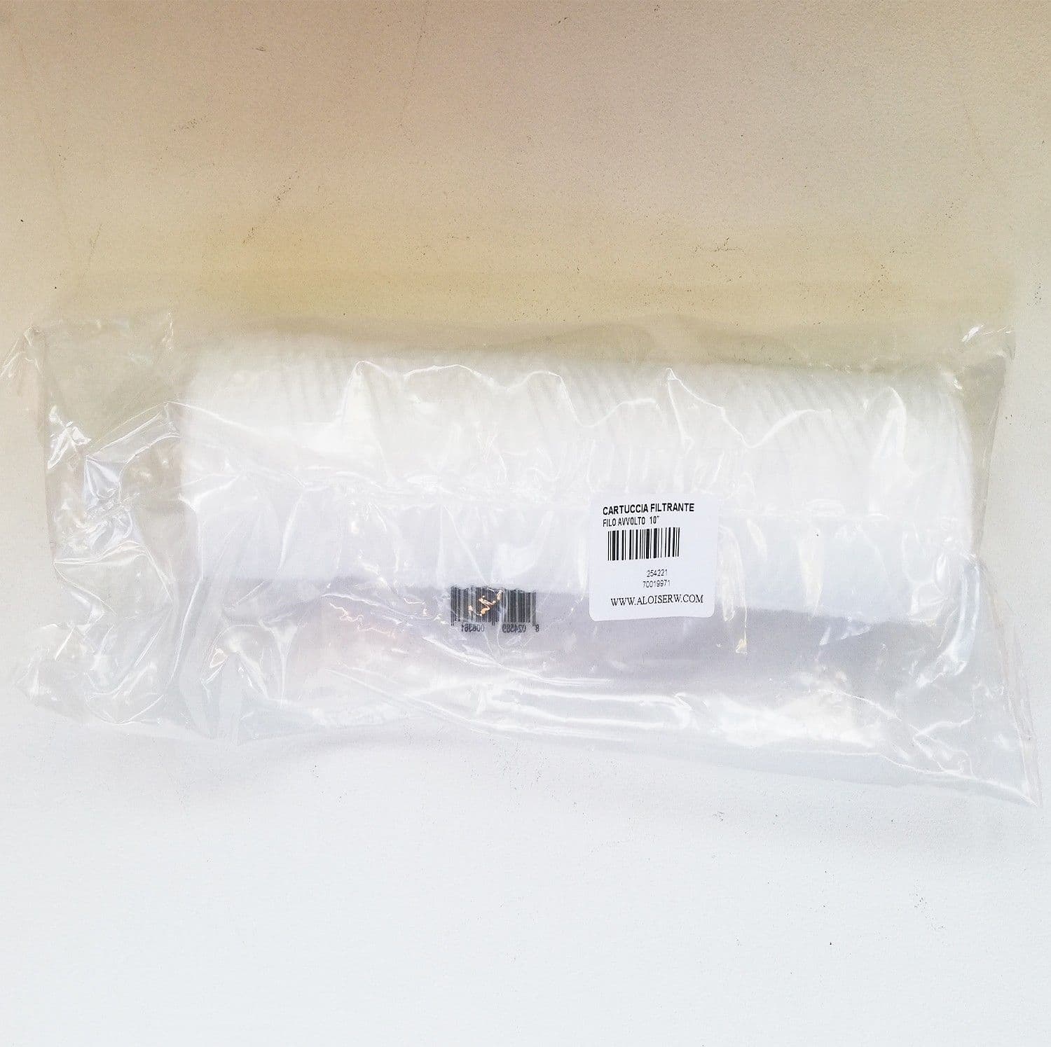 Cartuccia filtrante in filo di cotone da 10 pollici - 50 micron in Cartucce Aloiserw.com - Altomonte, commercioVirtuoso.it