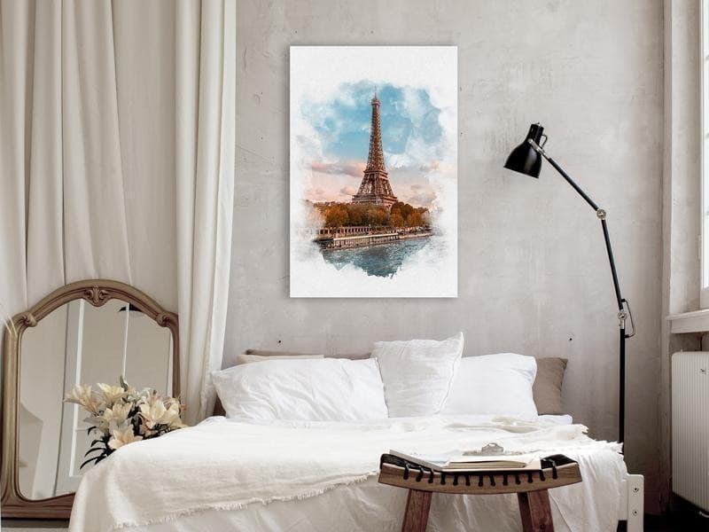 Quadro - Paris View (1 Part) Vertical in Poster e stampe Collezione Casa - Trebisacce, commercioVirtuoso.it