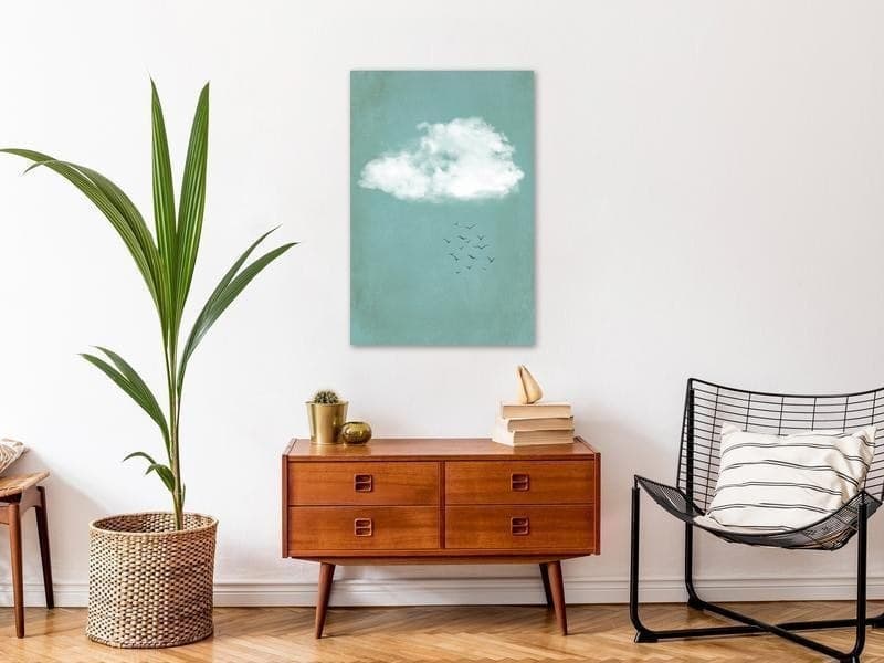 Quadro - Cumulus and Birds (1 Part) Vertical in Poster e stampe Collezione Casa - Trebisacce, commercioVirtuoso.it