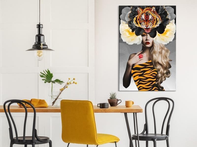 Quadro - Eye of the Tiger (1 Part) Vertical in Poster e stampe Collezione Casa - Trebisacce, commercioVirtuoso.it