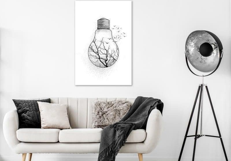 Quadro - Winter Birds (1 Part) Vertical in Poster e stampe Collezione Casa - Trebisacce, commercioVirtuoso.it