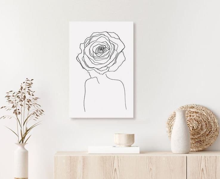 Quadro - Look Away (1 Part) Vertical in Poster e stampe Collezione Casa - Trebisacce, commercioVirtuoso.it