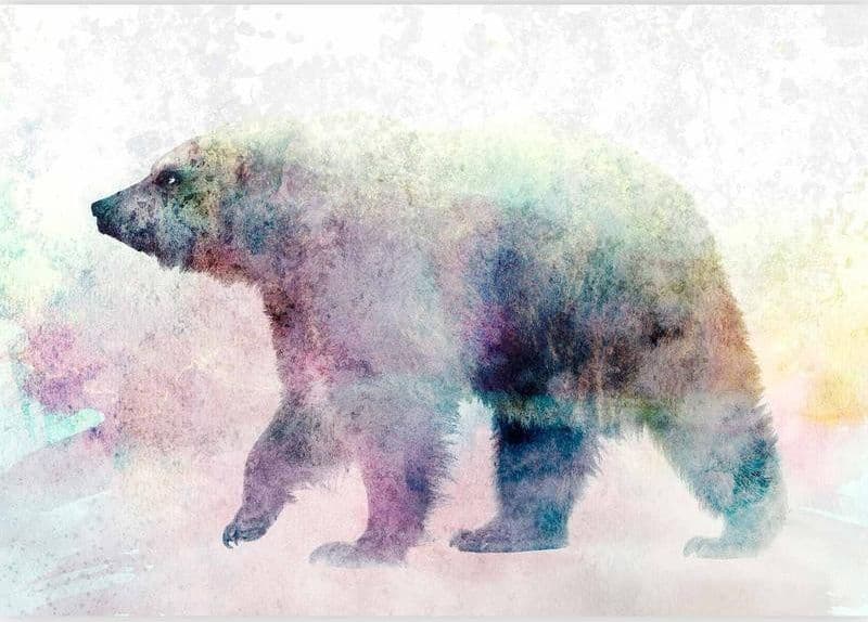 Carta da parati - Lonely Bear in Carta da parati Collezione Casa - Trebisacce, commercioVirtuoso.it