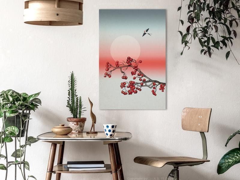 Quadro - Winter Rose (1 Part) Vertical in Poster e stampe Collezione Casa - Trebisacce, commercioVirtuoso.it