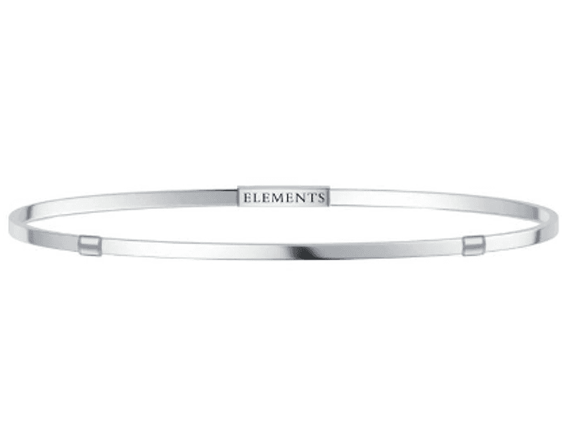 Elements - bracciale Argento bianco misura s