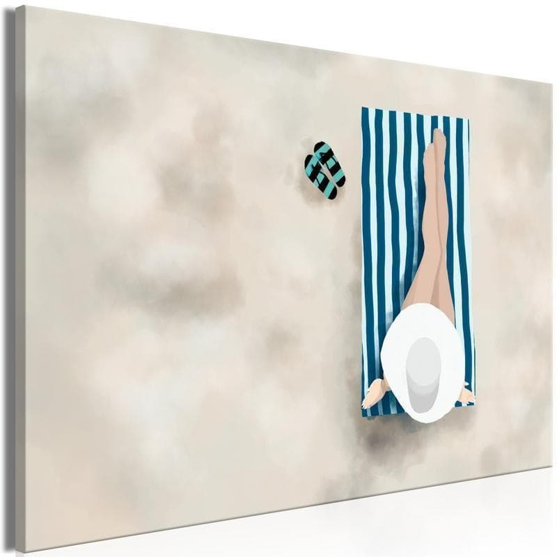 Quadro - Lady on the Beach (1 Part) Wide in Poster e stampe Collezione Casa - Trebisacce, commercioVirtuoso.it