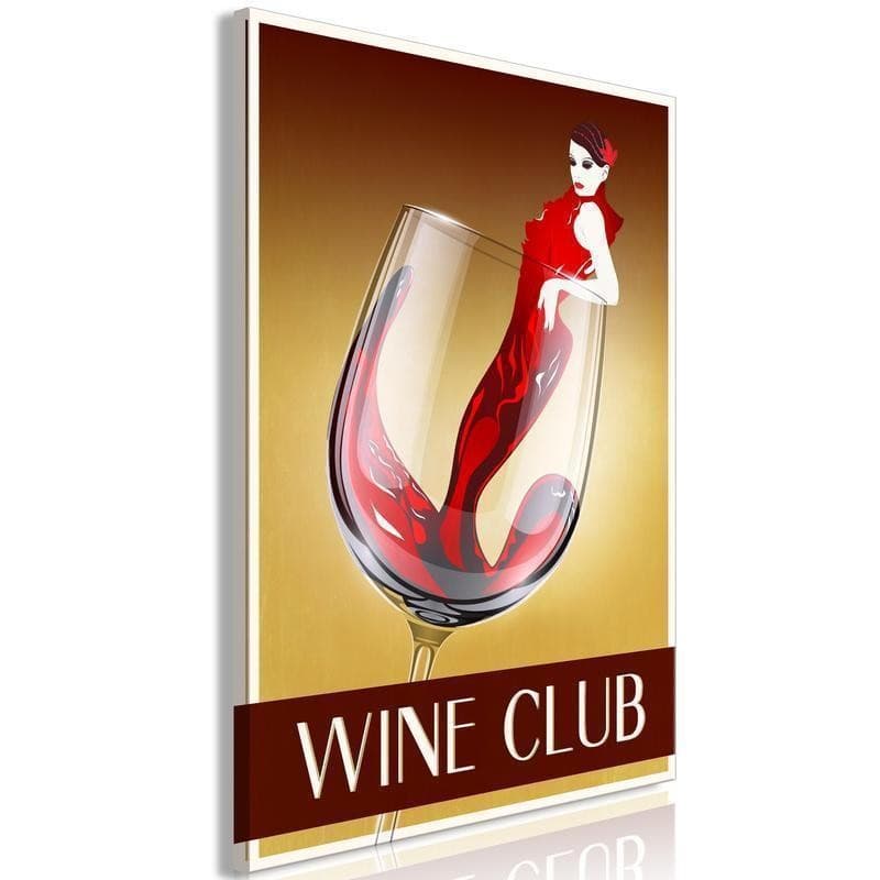 Quadro - Wine Club (1 Part) Vertical in Poster e stampe Collezione Casa - Trebisacce, commercioVirtuoso.it