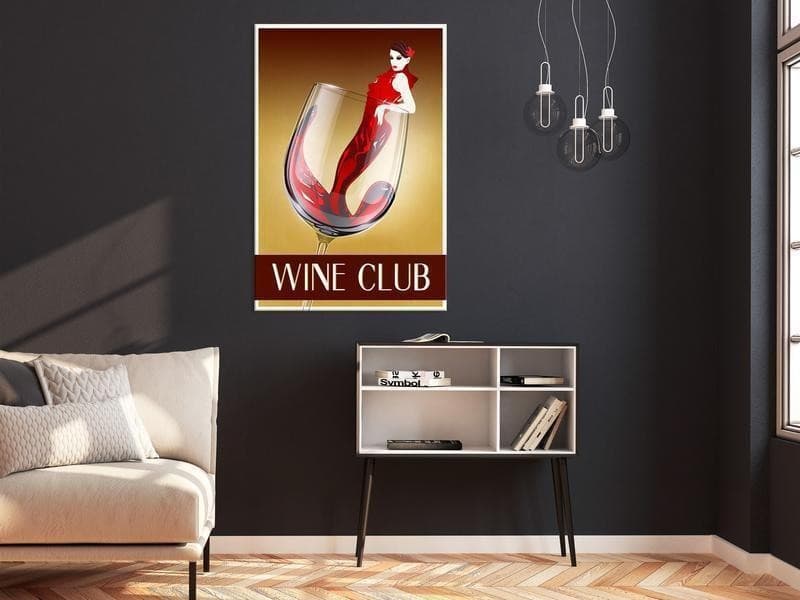 Quadro - Wine Club (1 Part) Vertical in Poster e stampe Collezione Casa - Trebisacce, commercioVirtuoso.it
