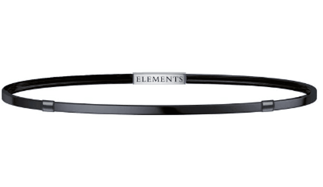 Elements Bracciale argento gun misura m