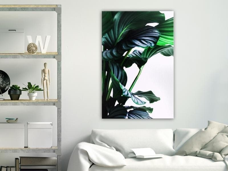 Quadro - Springy Leaves (1 Part) Vertical in Poster e stampe Collezione Casa - Trebisacce, commercioVirtuoso.it