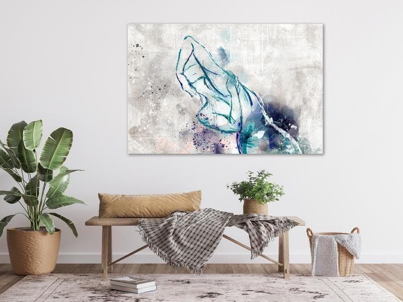 Quadro - Blue Woman (1 Part) Wide in Poster e stampe Collezione Casa - Trebisacce, commercioVirtuoso.it