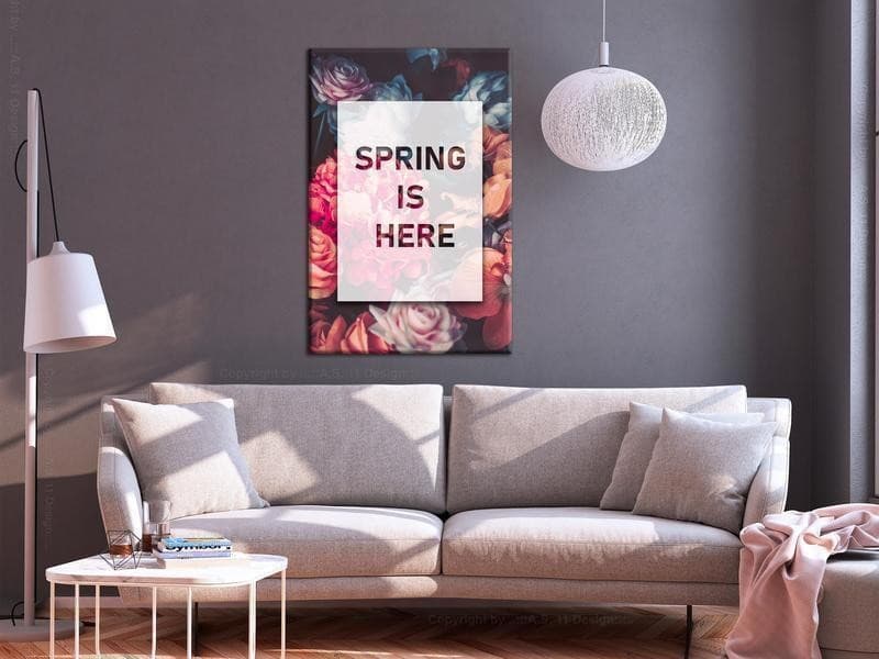 Quadro - Spring Is Here (1 Part) Vertical in Poster e stampe Collezione Casa - Trebisacce, commercioVirtuoso.it