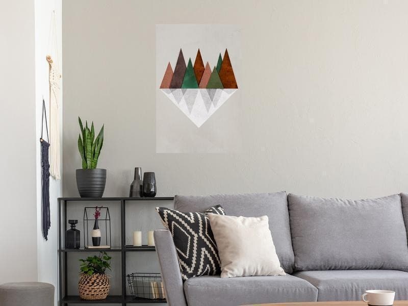 Quadro - Symmetrical Land (1 Part) Vertical in Poster e stampe Collezione Casa - Trebisacce, commercioVirtuoso.it
