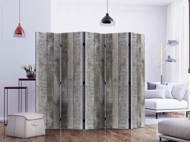 Paravento - Concrete Timber II in Paraventi Collezione Casa - Trebisacce, commercioVirtuoso.it