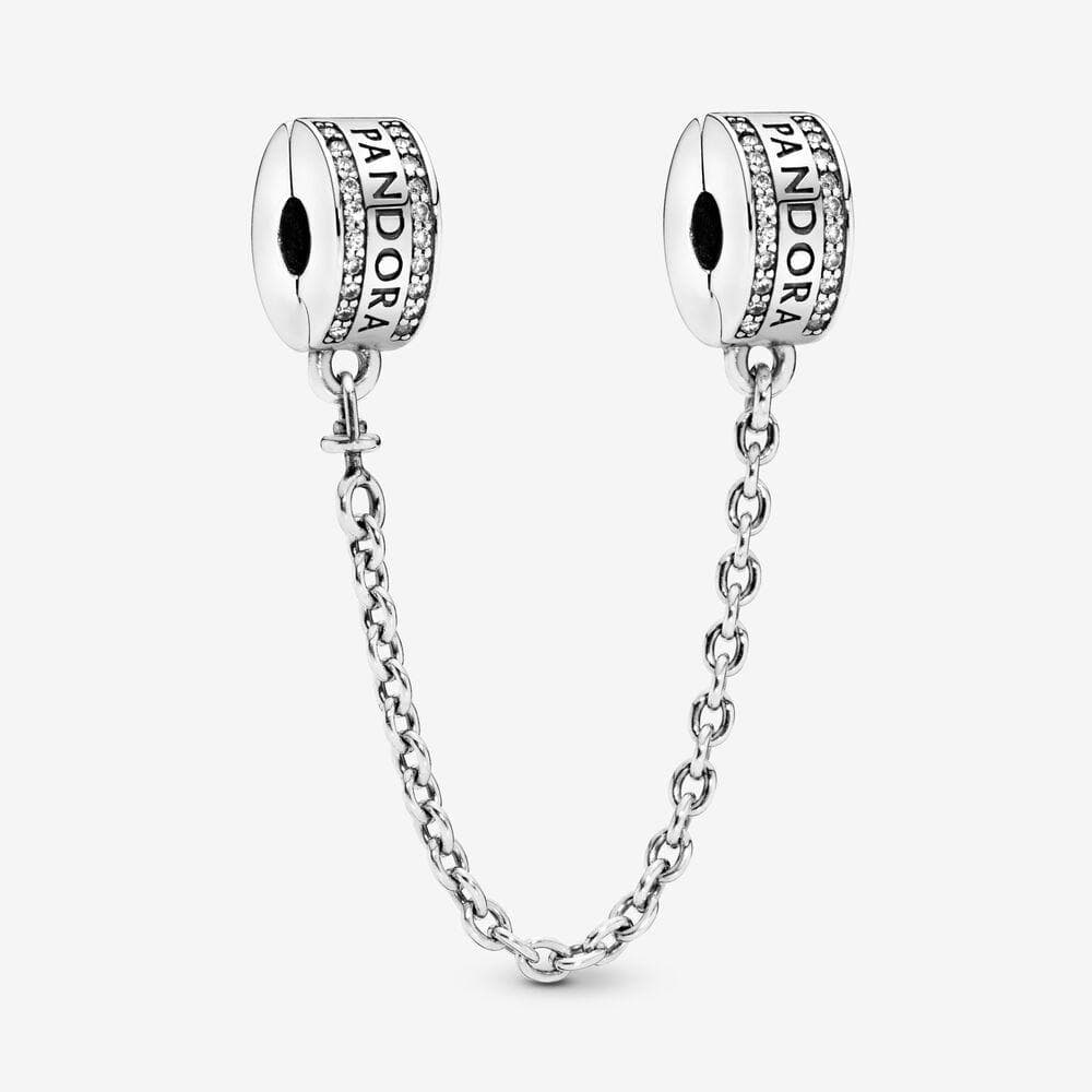 PANDORA - Catena di sicurezza con logo Pandora in Bead Charm Alba Gioielli - Casoria, commercioVirtuoso.it