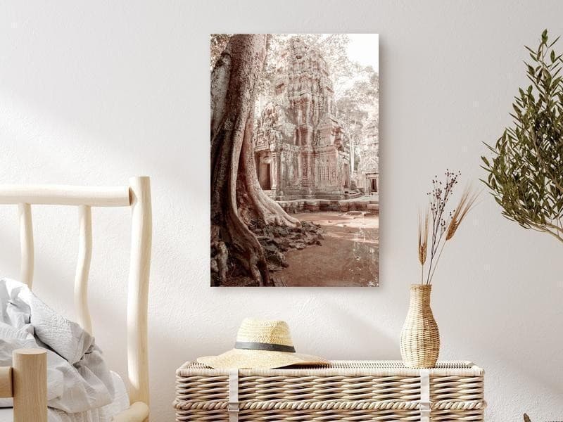 Quadro - Ruins of Angkor (1 Part) Vertical in Poster e stampe Collezione Casa - Trebisacce, commercioVirtuoso.it