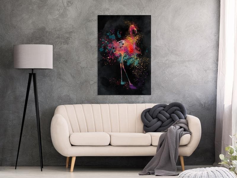 Quadro - Flamingo Colour (1 Part) Vertical in Poster e stampe Collezione Casa - Trebisacce, commercioVirtuoso.it