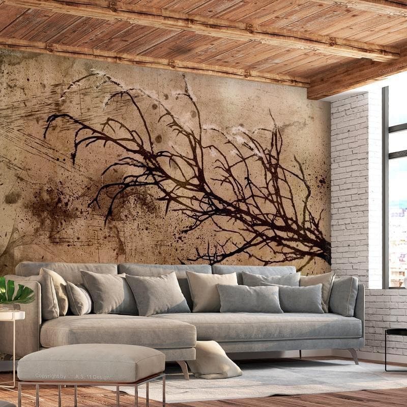 Carta da parati - Rickety Cherry Tree in Carta da parati Collezione Casa - Trebisacce, commercioVirtuoso.it