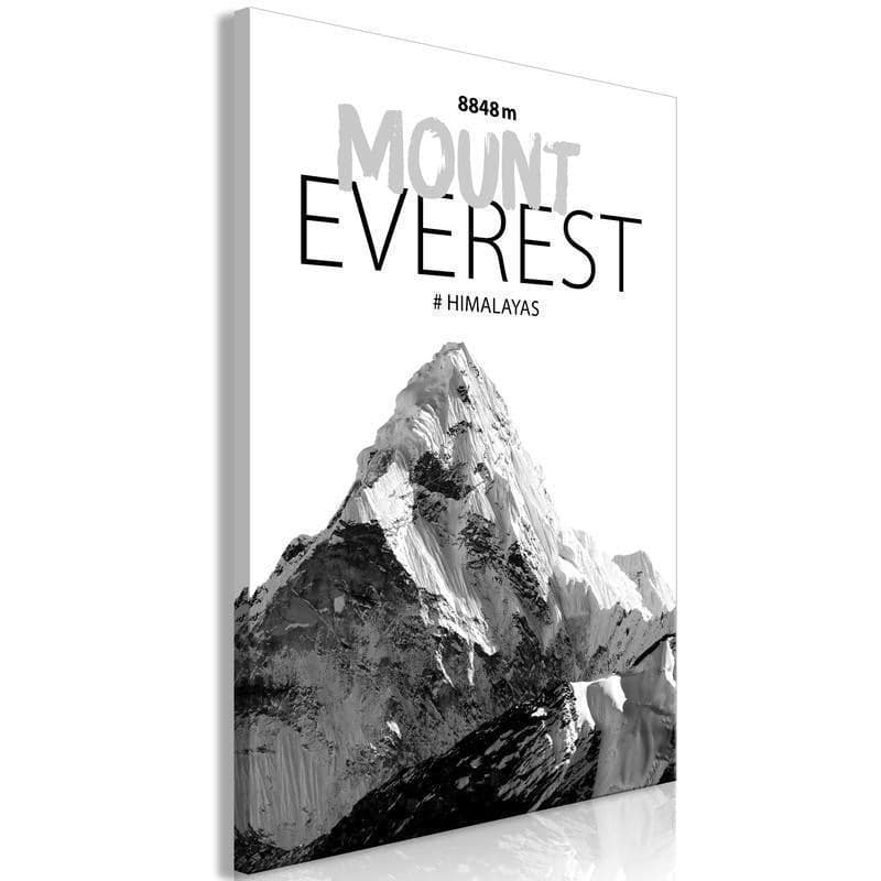 Quadro - Mount Everest (1 Part) Vertical in Poster e stampe Collezione Casa - Trebisacce, commercioVirtuoso.it