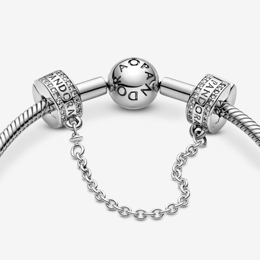 PANDORA - Catena di sicurezza con logo Pandora in Bead Charm Alba Gioielli - Casoria, commercioVirtuoso.it