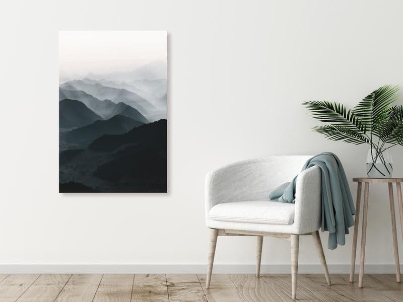 Quadro - Parallel Ridges (1 Part) Vertical in Poster e stampe Collezione Casa - Trebisacce, commercioVirtuoso.it