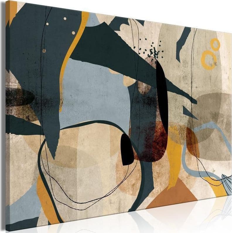 Quadro - Abstract Conglomerate (1 Part) Wide in Poster e stampe Collezione Casa - Trebisacce, commercioVirtuoso.it