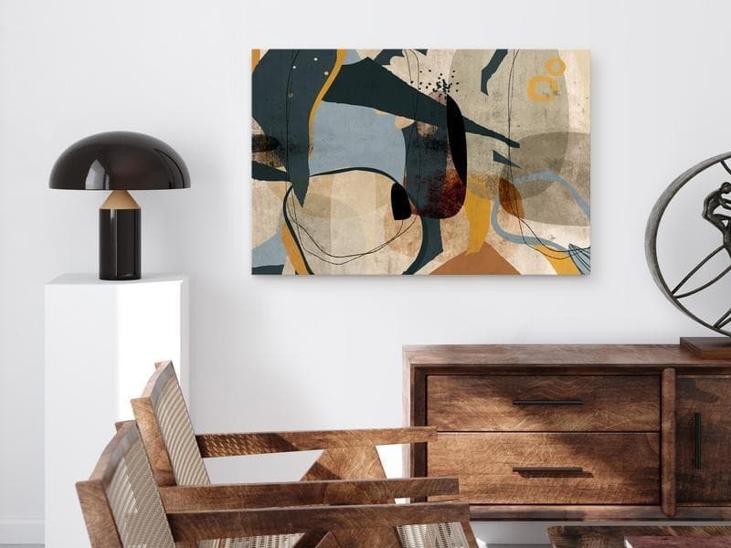Quadro - Abstract Conglomerate (1 Part) Wide in Poster e stampe Collezione Casa - Trebisacce, commercioVirtuoso.it