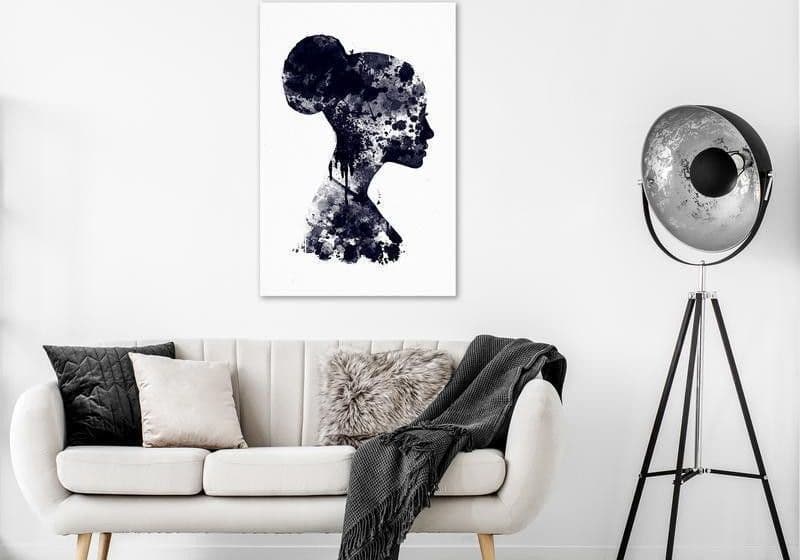 Quadro - Abstract Profile (1 Part) Vertical in Poster e stampe Collezione Casa - Trebisacce, commercioVirtuoso.it
