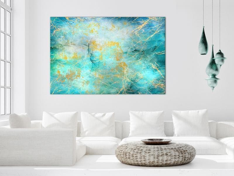 Quadro - Emerald Ocean (1 Part) Wide in Poster e stampe Collezione Casa - Trebisacce, commercioVirtuoso.it