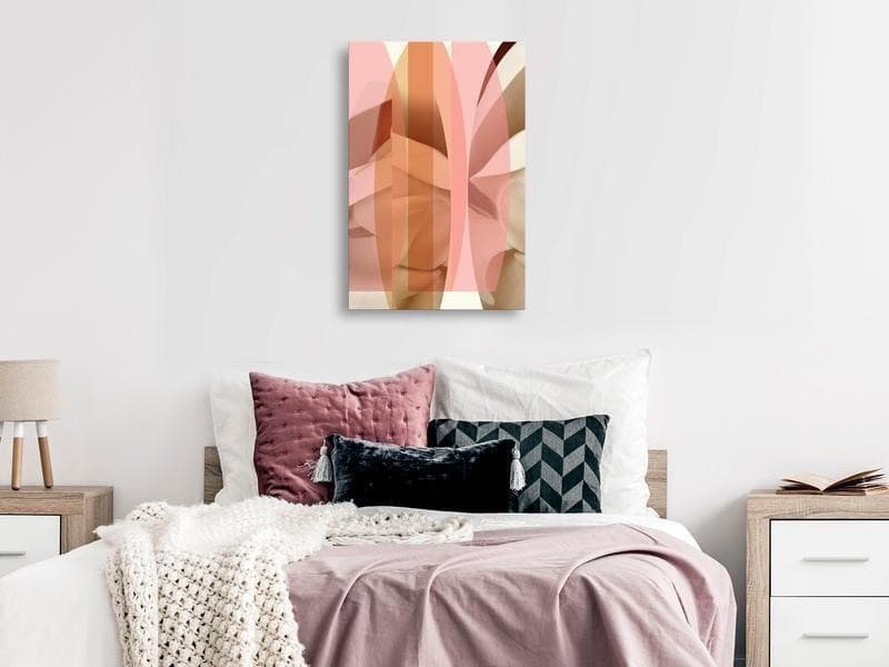 Quadro - Floral Kaleidoscope (1 Part) Vertical in Poster e stampe Collezione Casa - Trebisacce, commercioVirtuoso.it