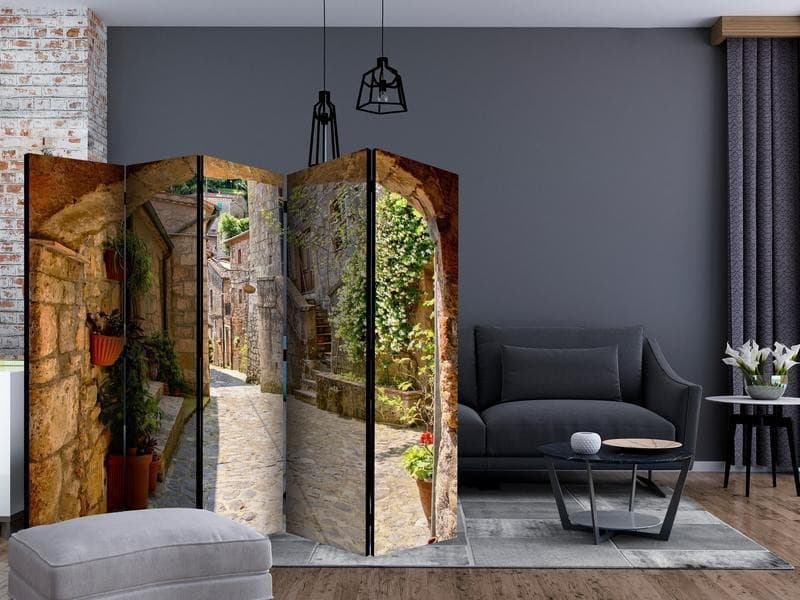 Paravento - Provincial alley in Tuscany II in Paraventi Collezione Casa - Trebisacce, commercioVirtuoso.it