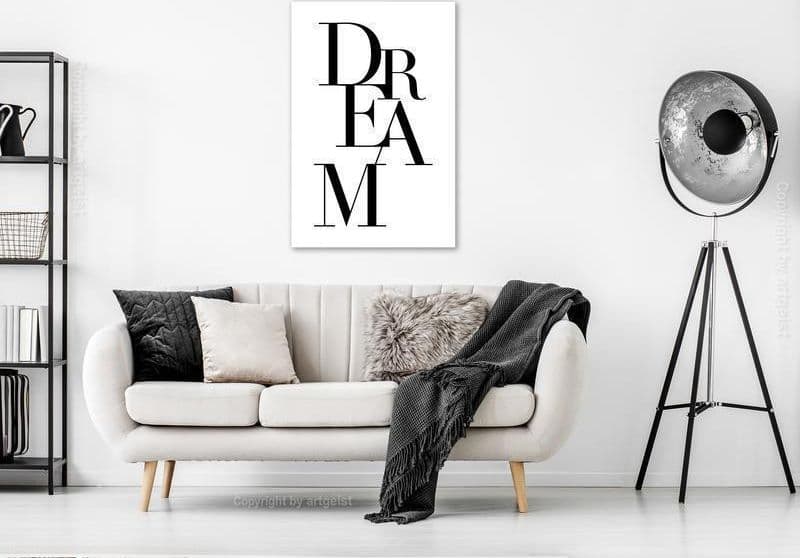 Quadro - Black Dream (1 Part) Vertical in Poster e stampe Collezione Casa - Trebisacce, commercioVirtuoso.it