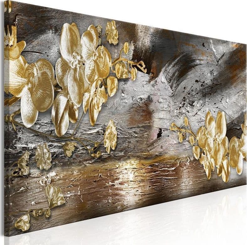 Quadro - Golden Garden (1 Part) Narrow in Poster e stampe Collezione Casa - Trebisacce, commercioVirtuoso.it