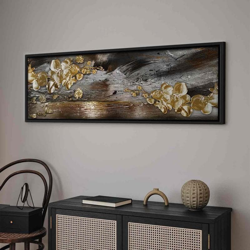 Quadro - Golden Garden (1 Part) Narrow in Poster e stampe Collezione Casa - Trebisacce, commercioVirtuoso.it