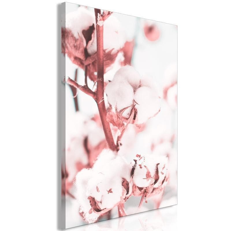 Quadro - Blooming Cotton (1 Part) Vertical in Poster e stampe Collezione Casa - Trebisacce, commercioVirtuoso.it