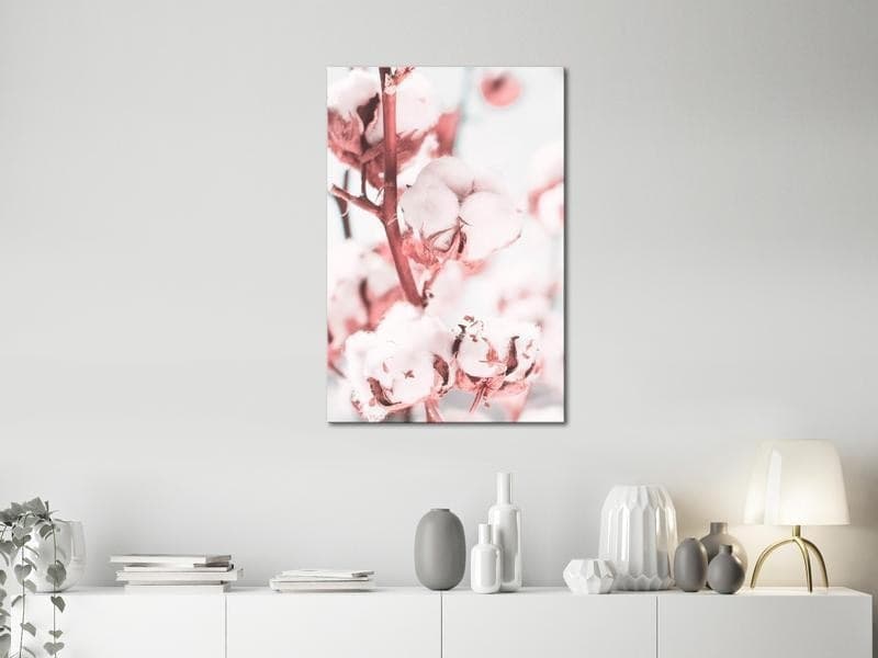 Quadro - Blooming Cotton (1 Part) Vertical in Poster e stampe Collezione Casa - Trebisacce, commercioVirtuoso.it