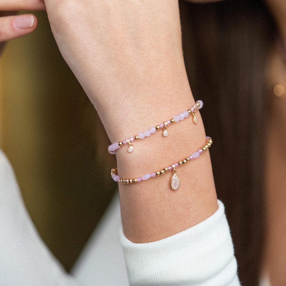 Rue des mille - BRACCIALE ELASTICO TRIPLE DROPS in Bracciali Alba Gioielli - Casoria, commercioVirtuoso.it