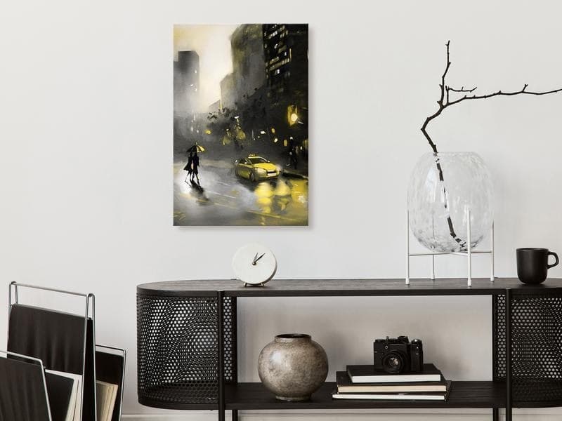 Quadro - City Glow (1 Part) Vertical in Poster e stampe Collezione Casa - Trebisacce, commercioVirtuoso.it