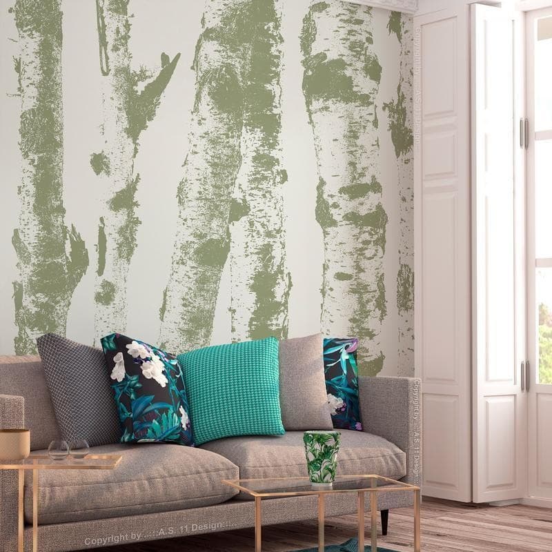 Carta da parati - Stately Birches - Third Variant in Carta da parati Collezione Casa - Trebisacce, commercioVirtuoso.it