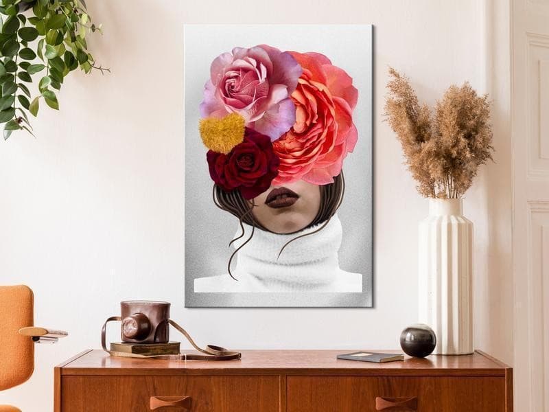 Quadro - White Turtleneck (1 Part) Vertical in Poster e stampe Collezione Casa - Trebisacce, commercioVirtuoso.it