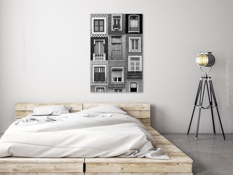 Quadro - Patterned Windows (1 Part) Vertical in Poster e stampe Collezione Casa - Trebisacce, commercioVirtuoso.it