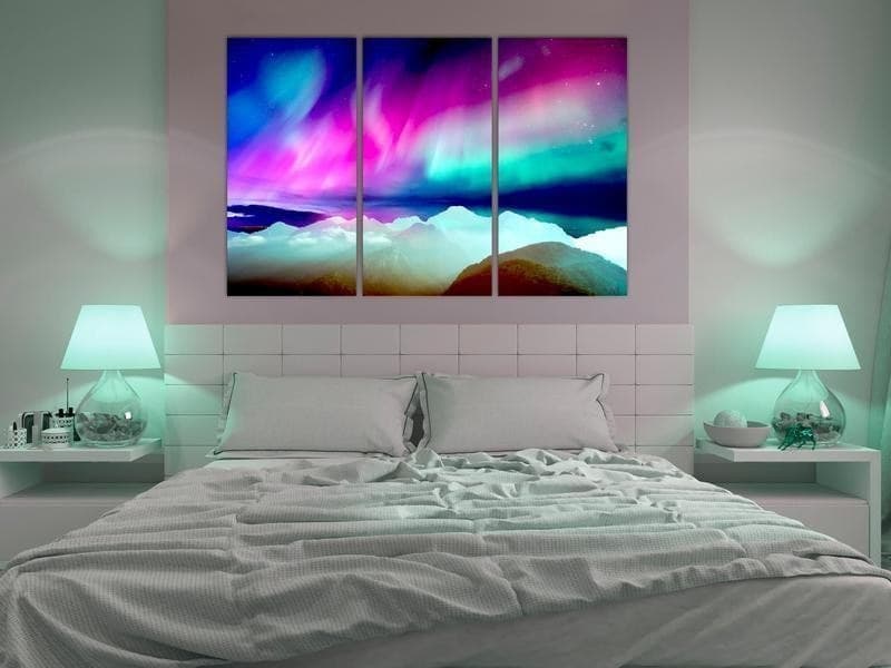 Quadro - Wonderful Aurora (3 Parts) in Poster e stampe Collezione Casa - Trebisacce, commercioVirtuoso.it