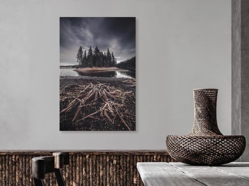 Quadro - Wooded Island (1 Part) Vertical in Poster e stampe Collezione Casa - Trebisacce, commercioVirtuoso.it