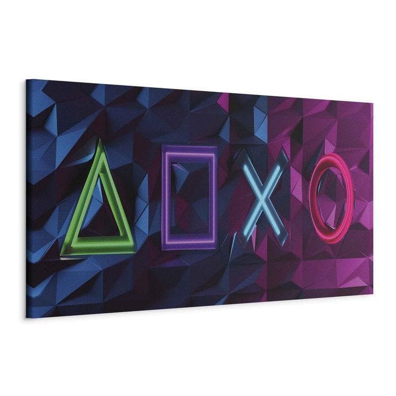 Quadro - Facade of Symbols (1 Part) Narrow in Poster e stampe Collezione Casa - Trebisacce, commercioVirtuoso.it
