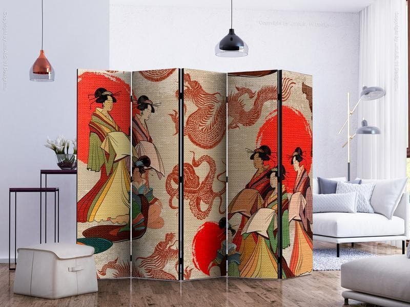 Paravento - Geishas II in Paraventi Collezione Casa - Trebisacce, commercioVirtuoso.it