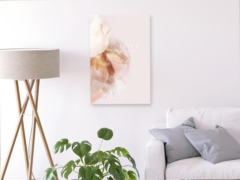 Quadro - Love Yourself (1 Part) Vertical in Poster e stampe Collezione Casa - Trebisacce, commercioVirtuoso.it
