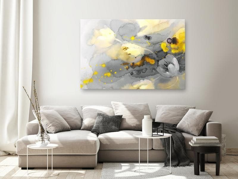 Quadro - Colorful Storm of Flowers (1 Part) Wide in Poster e stampe Collezione Casa - Trebisacce, commercioVirtuoso.it