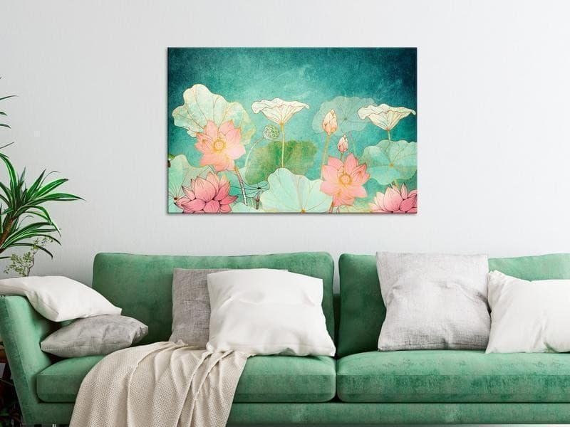 Quadro - Fairytale Flowers (1 Part) Wide in Dipinti Collezione Casa - Trebisacce, commercioVirtuoso.it