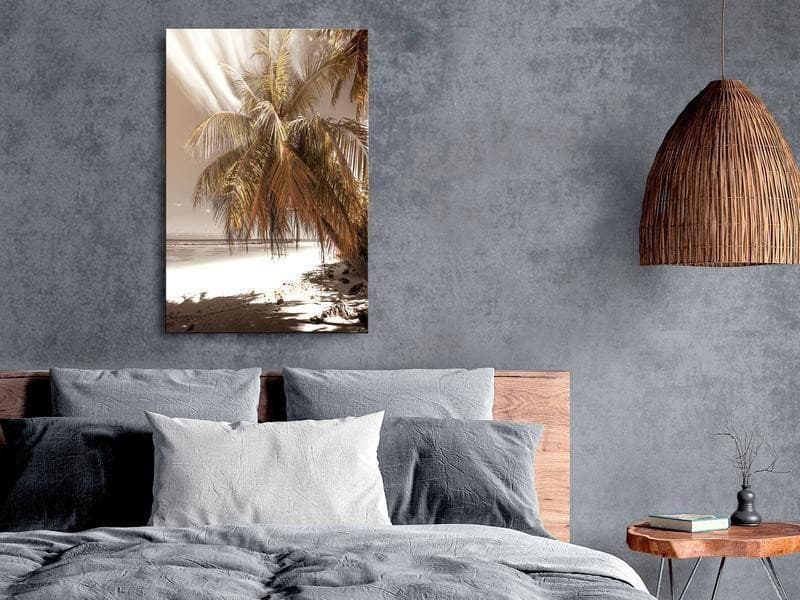 Quadro - Palm Shadow (1 Part) Vertical in Poster e stampe Collezione Casa - Trebisacce, commercioVirtuoso.it