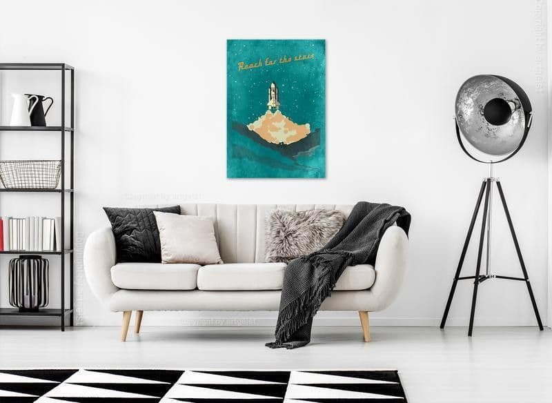 Quadro - Reach for the Stars (1 Part) Vertical in Poster e stampe Collezione Casa - Trebisacce, commercioVirtuoso.it